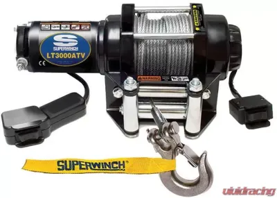 Superwinch 3000 LBS 12 VDC 3/16in x 50ft Steel Rope LT3000 Winch - 1130220