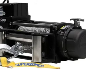 Superwinch 11500 LBS 12 VDC 3/8in x 84ft Steel Rope Tiger Shark 11500 Winch