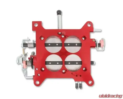 Quick Fuel Technology Billet TB Assy 1 3/4 Red SS - 12-850QFT