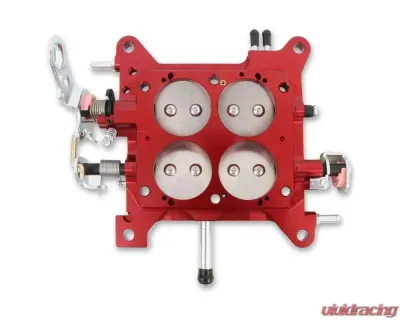 Quick Fuel Technology Billet TB Assy 1 3/4 Red SS - 12-850QFT