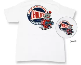 HOLLEY FLATHEAD SHIRT (WHITE) LARGE