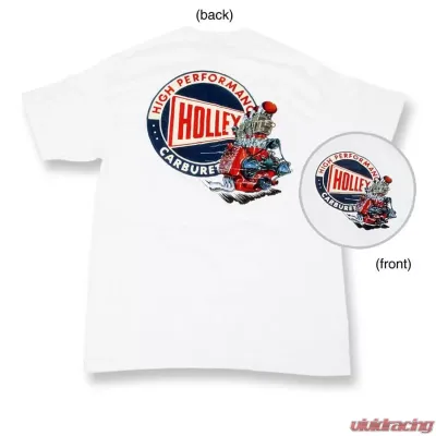 HOLLEY FLATHEAD SHIRT (WHITE) LARGE - 10012-LGHOL
