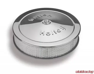 AIR CLEANER - 14" CHROM HOLLEY - 120-102