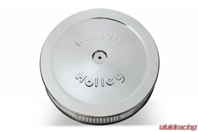 AIR CLEANER - 14" CHROM HOLLEY - 120-102
