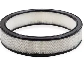 Holley 14X3 PAPER AIR FILTER W/BLK RUBBER RING