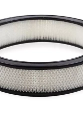 Holley 14X3 PAPER AIR FILTER W/BLK RUBBER RING                                     - 120-178 - Image 2