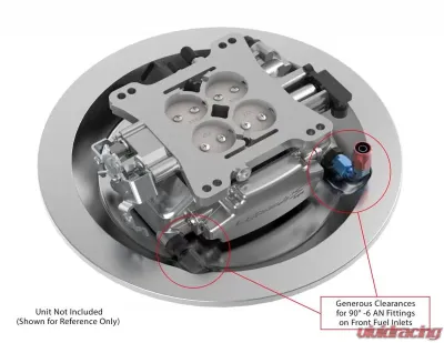 Holley SNIPER EFI 14IN AIR CLNR 1IN DROP BASE - 120-510