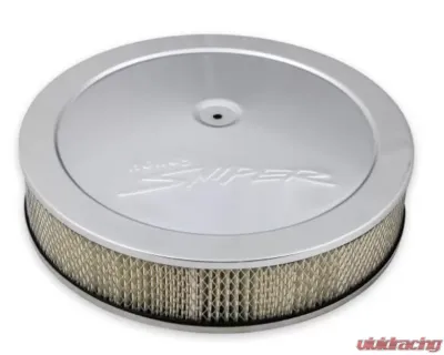 HOLLEY SNIPER EFI AIR CLNR 14X3 CHROME - 120-530