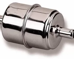 Holley CHROME FUEL FILTER (3/8