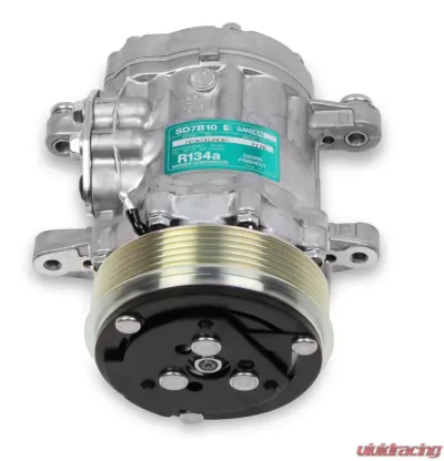 Holley AC SD7 SANDEN COMPRESSOR, R-134A - 199-102