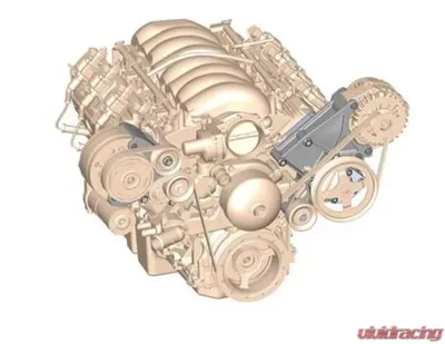 Holley LS ACC DRV BRACKET KIT (WORKS WITH R4 A/C COMPRESS - 20-131