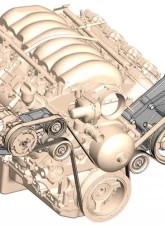 Holley LS A/C DRV BRACKET KIT (WORKS W/SANDEN AC COMP)                                     - 20-132 - Image 2