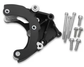 Holley LS A/C BRCKT KIT PASSGR SIDE WRKS W/R4 A