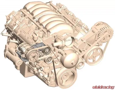 Holley LS A/C BRCKT KIT PASS SIDE WRKS W/SANDEN A/C COMP - 20-134