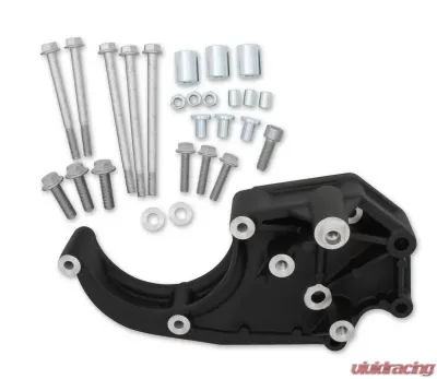 Holley LS A/C BRCKT KIT PASS SIDE WRKS W/SANDEN - 20-134BK