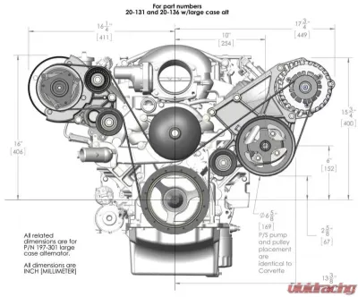 Holley COMPLETE ACC DRV SYSTEM, WITH R4 AC COMP, - 20-136