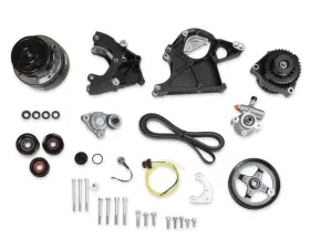Holley COMP HI ACC BKT KIT, LS/LT, W/R4-BLACK