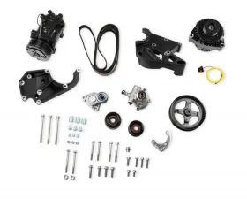 Holley COMP HI ACC BKT KIT, LS/LT, W/SD5-BLACK