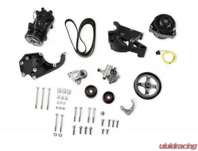 Holley COMP HI ACC BKT KIT, LS/LT, W/SD5-BLACK - 20-137BK
