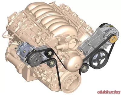 Holley COMPLETE ACC DRV SYSTEM, WITH SD508 AC COMP, - 20-137