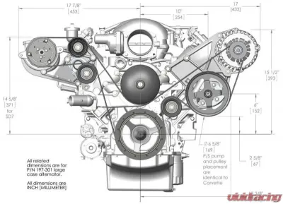 Holley COMPLETE ACC DRV SYSTEM, WITH SD7 AC COMP, - 20-138