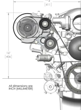 Holley AC BRACKET SYSTEM, WITH R4 AC COMPRESSOR (FOR USE                                     - 20-140 - Image 3