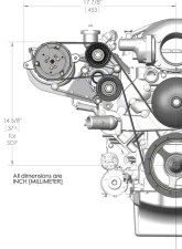 Holley AC BRACKET SYSTEM, WITH SD7 AC COMPRESSOR (FOR USE                                     - 20-142 - Image 3