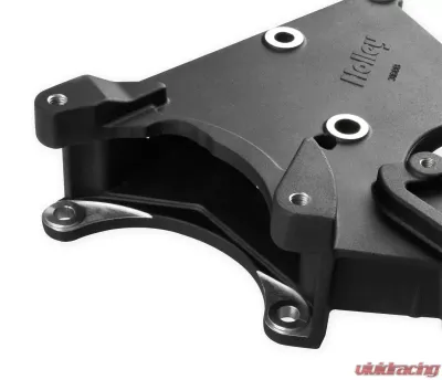 Holley COMP HI DRV BKT KIT, LS/LT, W/O A/C-BLAC - 20-143BK