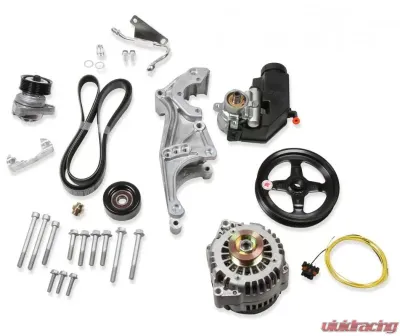 Holley COMPLETE LOW ACC DRV SYS W/PS ALT W/O AC - 20-156