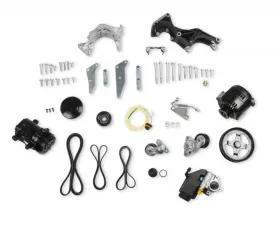 Holley COMP LO PASS A/C BKT KIT, LS, W/SD7-BLAC
