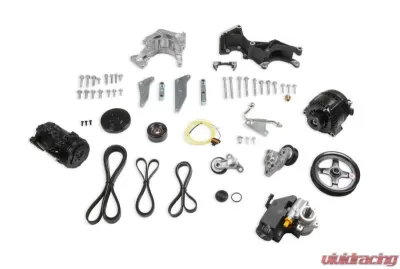 Holley COMP LO PASS A/C BKT KIT, LS, W/SD7-POLI - 20-162P