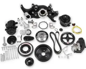 Holley COMP MID-MT PREM ACC SYSTEM, LS-BLACK