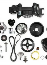 Holley COMP MID-MT PREM SYSTEM, LS WP ALT PS-BL                                     - 20-181BK - Image 4