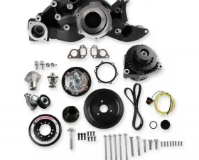 Holley COMP MID-MT PREM SYSTEM, LS WP ALT-BLACK
