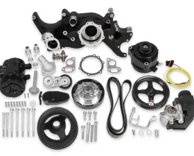 Holley COMP MID-MT ACC SYSTEM, LS-BLACK