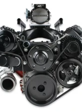 Holley COMP MID-MT ACC SYSTEM, LS-BLACK                                     - 20-185BK - Image 2