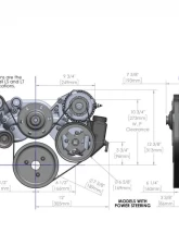 Holley COMP MID-MT SYSTEM, LS WP ALT PS-NATURAL                                     - 20-186 - Image 3