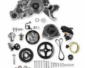 Holley COMP MID-MT SYSTEM, LS WP ALT PS-POLISHE