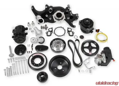 Holley COMP MID-MT PREM ACC SYSTEM, LT-BLACK - 20-200BK