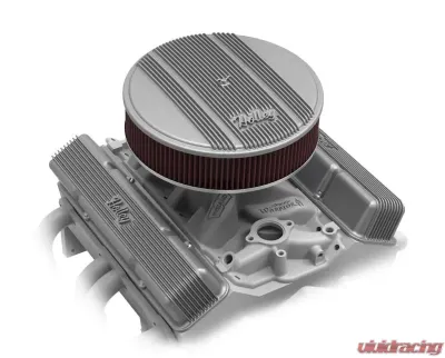 HOLLEY AIR CLNR, FINNED, W/ 14X3 PREMIUM FLTR, RAW - 120-160