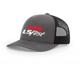 Holley LSFEST TRUCKER HAT - BLACK/Grey MESH