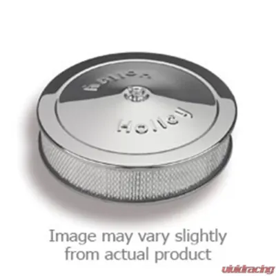 AIR CLEANER - 10" CHR0M HOLLEY - 120-145