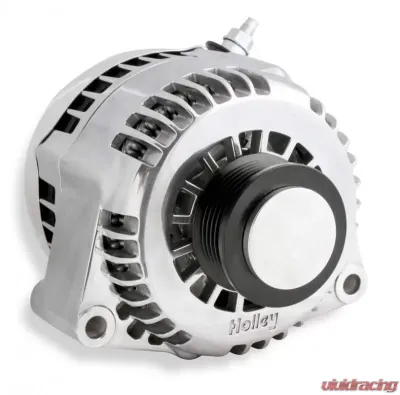 Holley ALTERNATOR, PREMIUM 150A, SMALL-POLISHED - 197-304