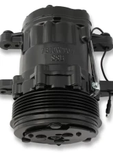 Holley AC SD7 SANDEN COMPRESSOR, R-134A BLACK                                     - 199-104 - Image 4