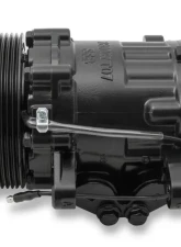 Holley AC SD7 SANDEN COMPRESSOR, R-134A BLACK                                     - 199-104 - Image 2