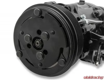Holley AC SD7 SANDEN COMPRESSOR, R-134A BLACK - 199-104