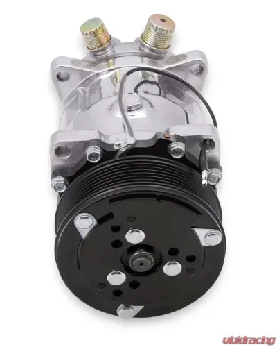 Holley AC SD508 SANDEN COMPRSR, R-134A POLISHED - 199-105