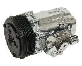 Holley AC SD7 SANDEN COMPRESSR, R-134A POLISHED