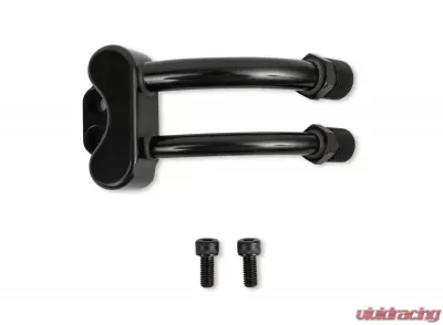 Holley LINE ADAPTR-MNFLD FOR SD7 A/C COMP-BLACK - 199-201BK