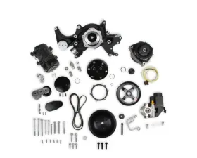Holley COMP MID-MT ACC DRIVE SYSTEM, SBC-BLACK